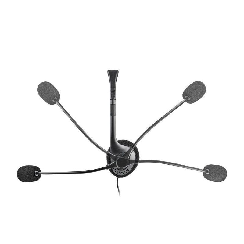 Auriculares NGS MS103 MAX/ con Micrófono/ Jack 3.5/ Negros - Imagen 2