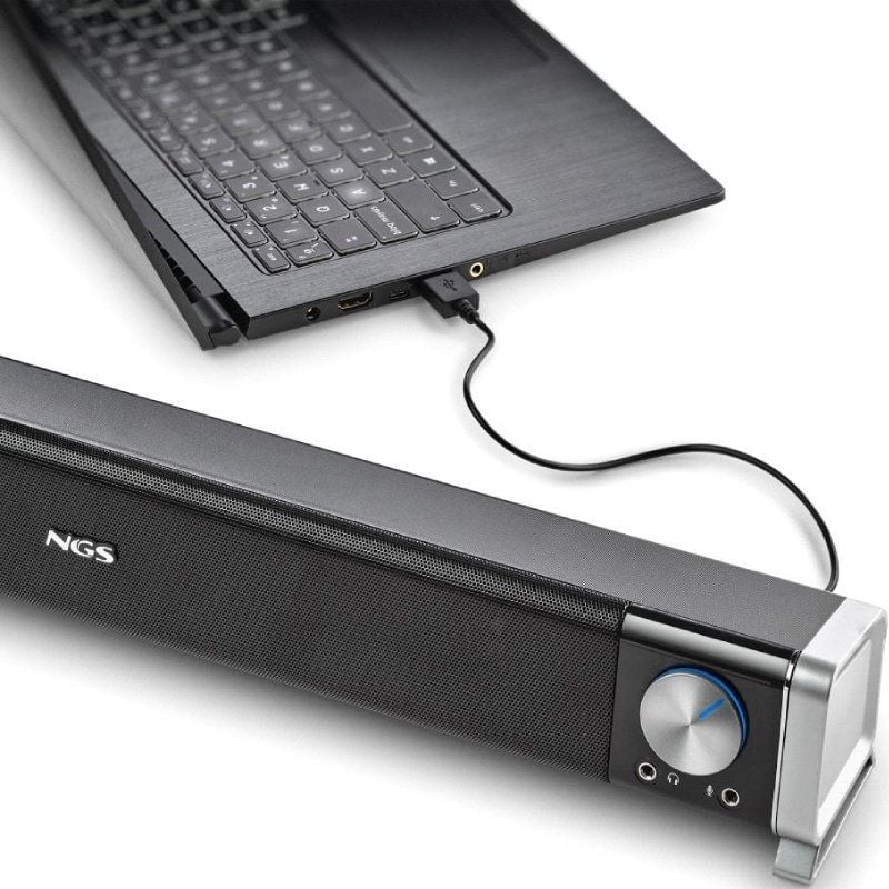 Barra de Sonido con Bluetooth NGS Subway/ 40W/ 2.0/ Negra - Imagen 4