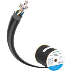 Bobina de Cable RJ45 UTP Vention IHLB305 Outdoor Patch Cat.6/ 305m/ Negro 6922794781214 IHLB305 VEN-CAB IHLB305