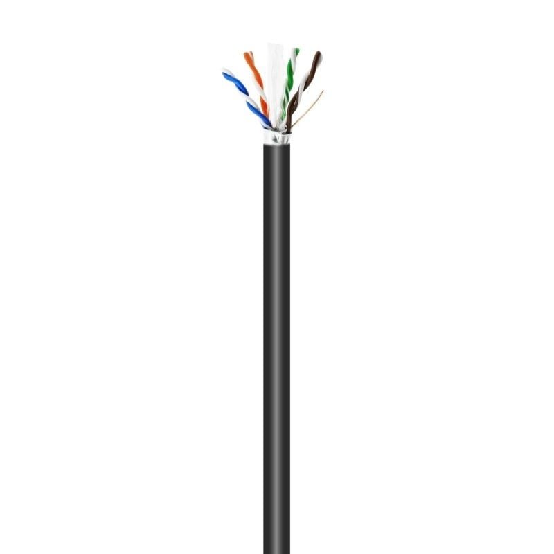 Bobina de Cable RJ45 para Exteriores FTP AWG24 Aisens A135-0673 Cat.6/ 100m/ Impermeable/ Negro - Imagen 2