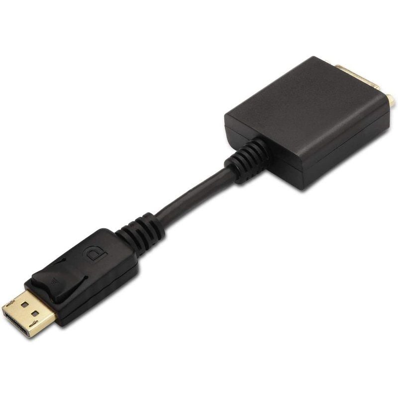 Cable Conversor Aisens A125-0133/ DisplayPort Macho - DVI Hembra/ 15cm/ Negro - Imagen 2