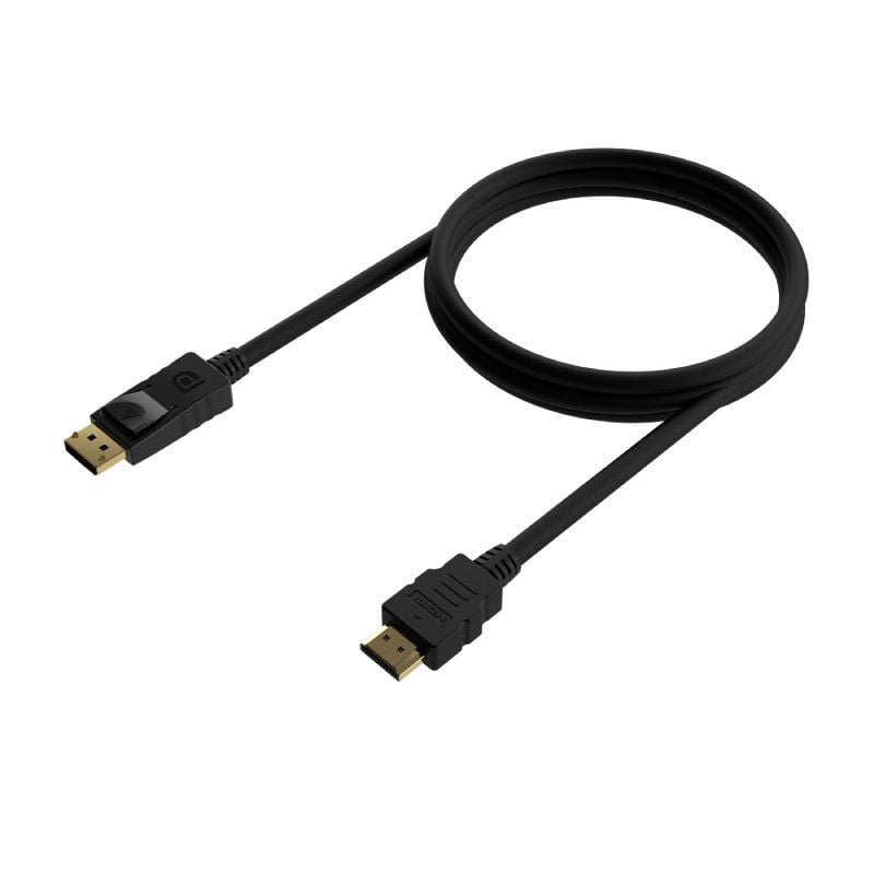 Cable Conversor Aisens A125-0550/ Displayport Macho - HDMI Macho/ Hasta 5W/ 2300Mbps/ 50cm/ Negro - Imagen 2