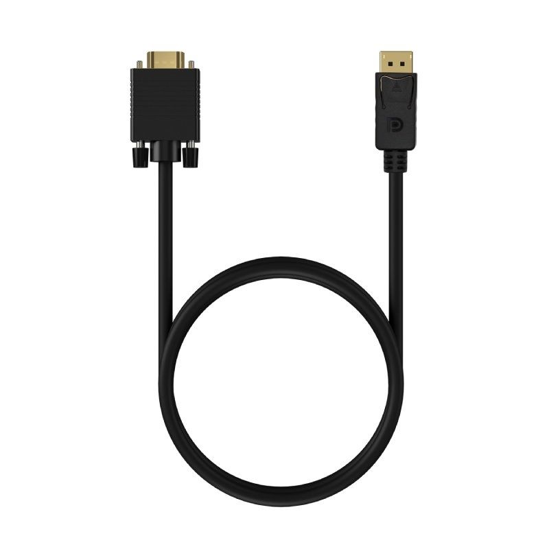 Cable Conversor Aisens A125-0552/ DisplayPort Macho - VGA Macho/ Hasta 5W/ 2300Mbps/ 1m/ Negro - Imagen 3