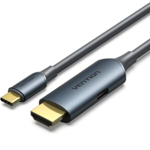 Cable Conversor HDMI 2.0 4K Vention ABLHG/ USB Tipo-C Macho - HDMI Macho/ USB Tipo-C PD 1.5m/ Gris 6922794792241 ABLHG VEN-CAB ABLHG