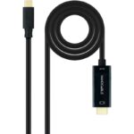 Cable Conversor Nanocable 10.15.5135/ USB Tipo-C Macho - HDMI Macho/ 5m/ Negro 8433281015470 10.15.5135 NAN-CAB 10 15 5135