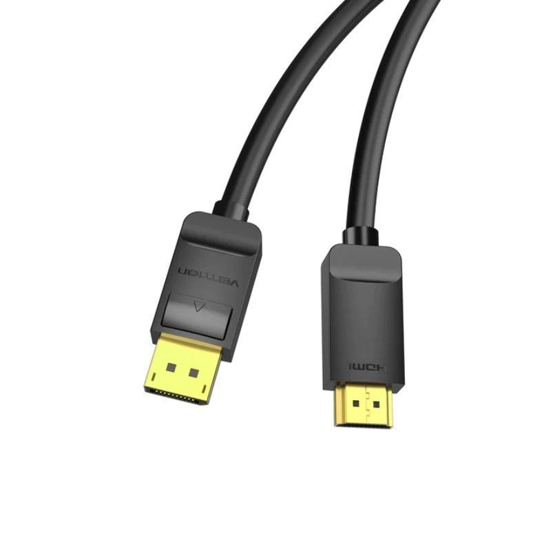 Cable Conversor Vention HADBH/ Displayport Macho - HDMI Macho/ 2m/ Negro - Imagen 2