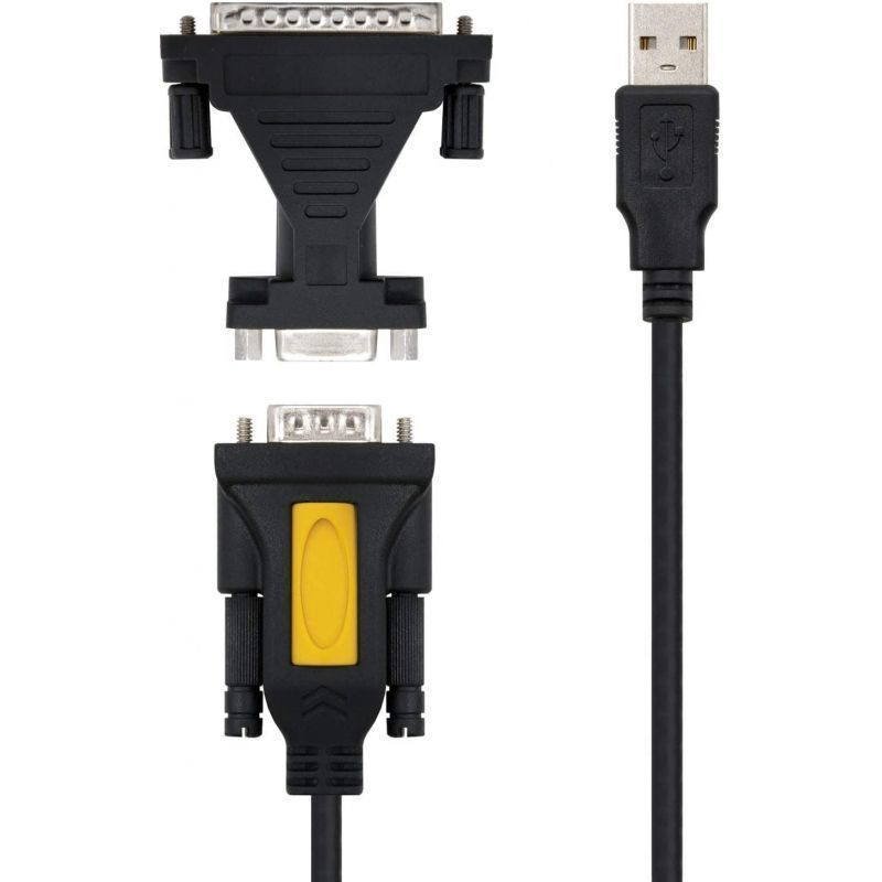 Cable Conversor impresora Nanocable 10.03.0002/ USB Macho - DB9 Macho/ DB25 Macho - Imagen 2