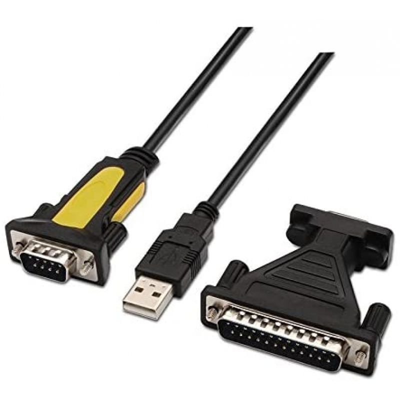 Cable Conversor impresora Nanocable 10.03.0002/ USB Macho - DB9 Macho/ DB25 Macho - Imagen 4