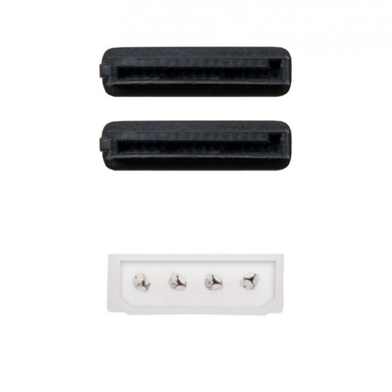 Cable Duplicador de Alimentación Nanocable 10.19.0101-OEM/ Molex Macho - 2x SATA Hembra/ 20cm - Imagen 2
