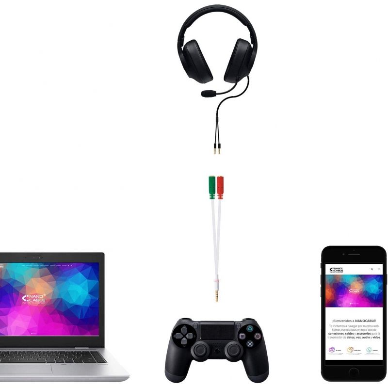 Cable-Estereo-Nanocable-10.24.1201-Jack-3.5-Macho-2x-Jack-3.5-Hembra-20cm-Blanco-8433281008731-10.24.1201-NAN-ADP-10-24-1201-4 Cable-Estereo-Nanocable-10.24.1201-Jack-3.5-Macho-2x-Jack-3.5-Hembra-20cm-Blanco-8433281008731-10.24.1201-NAN-ADP-10-24-1201-4