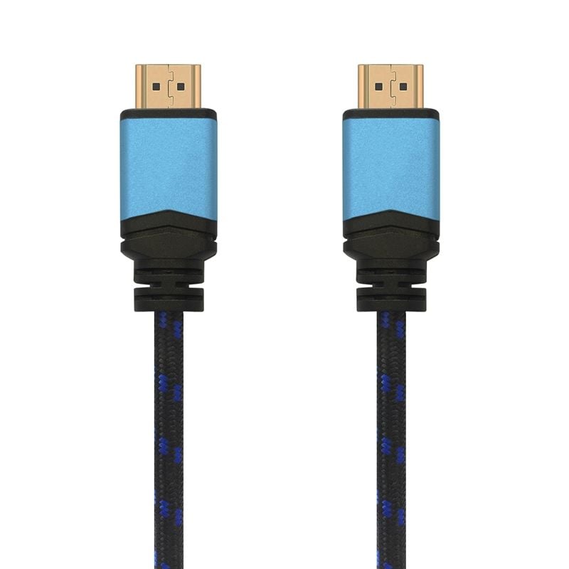 Cable HDMI 2.0 4K Aisens A120-0357/ HDMI Macho - HDMI Macho/ 2m/ Negro/ Azul 8436574703627 A120-0357 AIS-CAB A120-0357