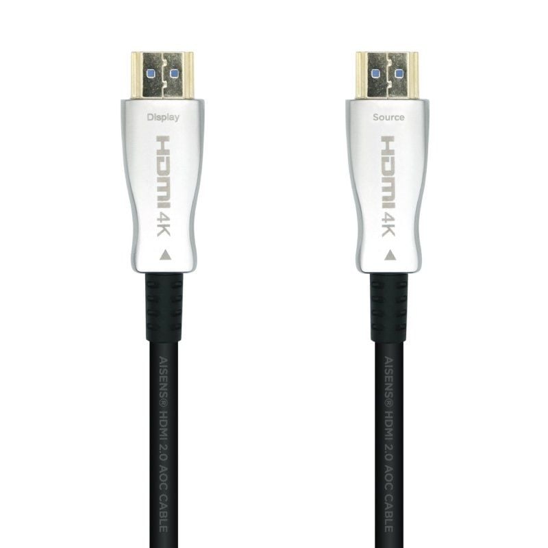 Cable HDMI 2.0 AOC 4K Aisens A148-0377/ HDMI Macho - HDMI Macho/ 15m/ Negro - Imagen 2