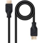 Cable HDMI 2.1 8K Nanocable 10.15.8300/ HDMI Macho - HDMI Macho/ 50cm/ Negro 8433281016743 10.15.8300 NAN-CAB 10 15 8300