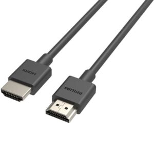 Cable HDMI 4K Philips SWV5702/ HDMI Macho - HDMI Macho/ 2m/ Certificado/ Negro 4895229129955 SWV5702/00 PHIL-CAB HDMI SWV5702