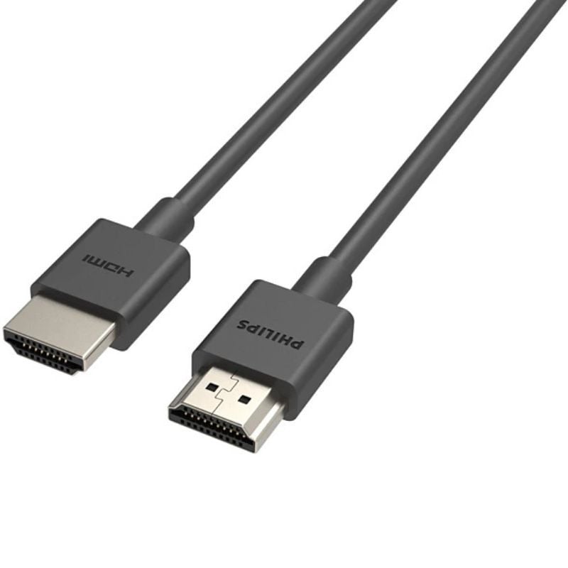 Cable HDMI 4K Philips SWV5702/ HDMI Macho - HDMI Macho/ 2m/ Certificado/ Negro 4895229129955 SWV5702/00 PHIL-CAB HDMI SWV5702
