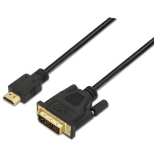Cable HDMI Aisens A117-0090/ DVI Macho - HDMI Macho/ 1.8m/ Negro 8436574700893 A117-0090 AIS-CAB A117-0090