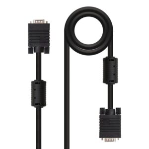Cable SVGA Nanocable 10.15.0103/ VGA Macho - VGA Macho/ 3m/ Negro 8433281000629 10.15.0103 NAN-CAB 10 15 0103