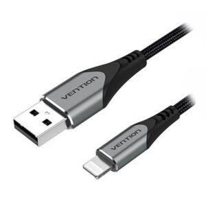 Cable USB 2.0 Lightning Vention LABHF/ USB Macho - Lightning Macho/ 480Mbps/ 1m/ Gris 6922794747555 LABHF VEN-CAB LABHF
