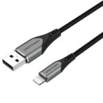 Cable USB 2.0 Lightning Vention LABHH/ USB Macho - Lightning Macho/ 2m/ Gris 6922794747579 LABHH VEN-CAB LABHH