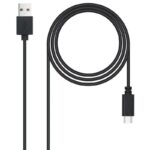 Cable USB 2.0 Nanocable 10.01.2103/ USB Macho - USB Tipo-C Macho/ 480Mbps/ 3m/ Negro 8433281011915 10.01.2103 NAN-CAB 10 01 2103