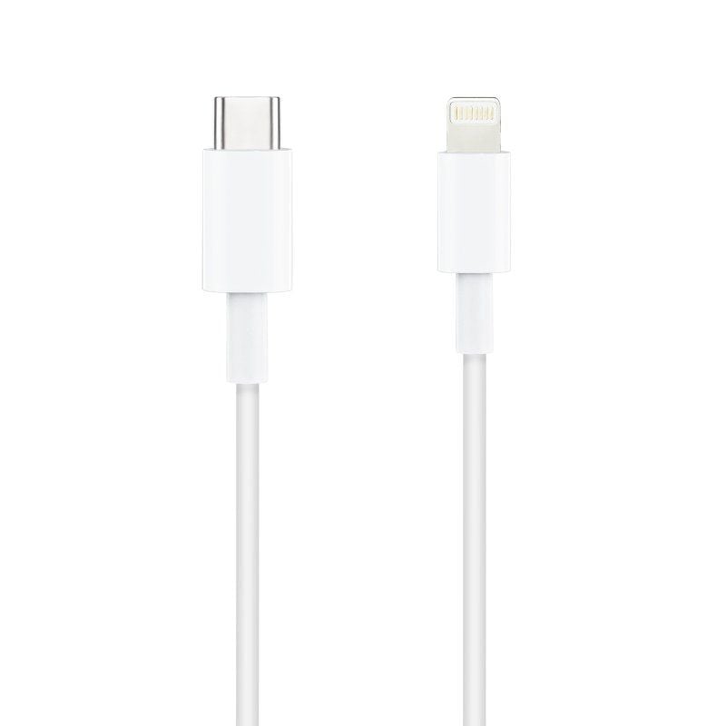 Cable USB 2.0 Tipo-C Lightning Nanocable 10.10.0602/ USB Tipo-C Macho - Lightning Macho/ 2m/ Blanco - Imagen 2