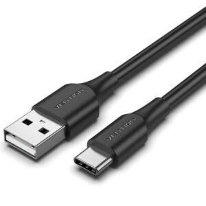 Cable USB 2.0 Tipo-C Vention CTHBD/ USB Tipo-C Macho - USB Macho/ 480Mbps/ 50cm/ Negro 6922794767461 CTHBD VEN-CAB CTHBD