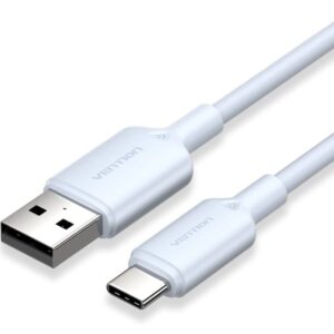Cable USB 2.0 Tipo-C Vention CTQLF/ USB Tipo-C Macho - USB Macho/ Hasta 60W/ 480Mbps/ 1m/ Azul 6922794709768 CTQLF VEN-CAB CTQLF