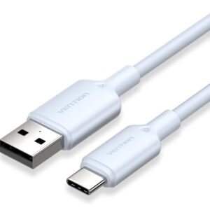 Cable USB 2.0 Tipo-C Vention CTQLH/ USB Tipo-C Macho - USB Macho/ Hasta 60W/ 480Mbps/ 2m/ Azul 6922794709775 CTQLH VEN-CAB CTQLH