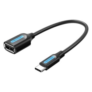 Cable USB 2.0 Vention CCSBB/ USB Tipo-C Macho - USB Hembra/ 15cm/ 480Mbps/ Negro 6922794749399 CCSBB VEN-ADP CCSBB