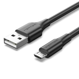 Cable USB 2.0 Vention CTIBF/ USB Macho - MicroUSB Macho/ 480Mbps/ 1m/ Negro 6922794767591 CTIBF VEN-CAB CTIBF