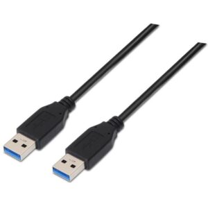 Cable USB 3.0 Nanocable 10.01.1002-BK/ USB Macho - USB Macho/ 5Gbps/ 2m/ Negro 8433281003880 10.01.1002-BK NAN-CAB 10.01.1002-BK