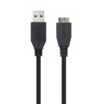 Cable USB 3.0 Nanocable 10.01.1102-BK/ USB Macho - MicroUSB Macho/ 2m/ Negro 8433281003897 10.01.1102-BK NAN-CAB 10.01.1102-BK