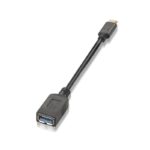 Cable USB 3.1 Tipo-C Aisens A107-0062/ USB Tipo-C Macho - USB Hembra/ 5Gbps/ 15cm/ Negro 8436574700619 A107-0062 AIS-CAB A107-0062