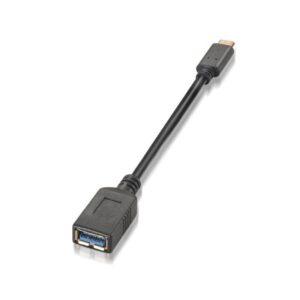 Cable USB 3.1 Tipo-C Aisens A107-0062/ USB Tipo-C Macho - USB Hembra/ 5Gbps/ 15cm/ Negro 8436574700619 A107-0062 AIS-CAB A107-0062