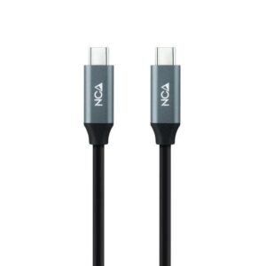 Cable USB 3.2 Tipo-C Nanocable 10.01.4303/ USB Tipo-C Macho - USB Tipo-C Macho/ 3m/ Gris y Negro 8433281013254 10.01.4303 NAN-CAB 10 01 4303
