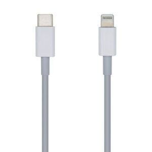 Cable USB Tipo-C 2.0 Lightning Aisens A102-0443/ Lightning Macho - USB Tipo-C Macho/ 480Mbps/ 2m/ Blanco 8436574704945 A102-0443 AIS-CAB LIGH A102-0443