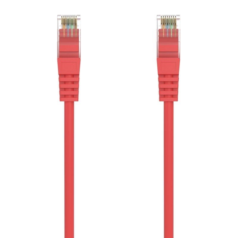 Cable de Red RJ45 AWG24 UTP Aisens A145-0558 Cat.6A/ LSZH/ 50cm/ Rojo - Imagen 3