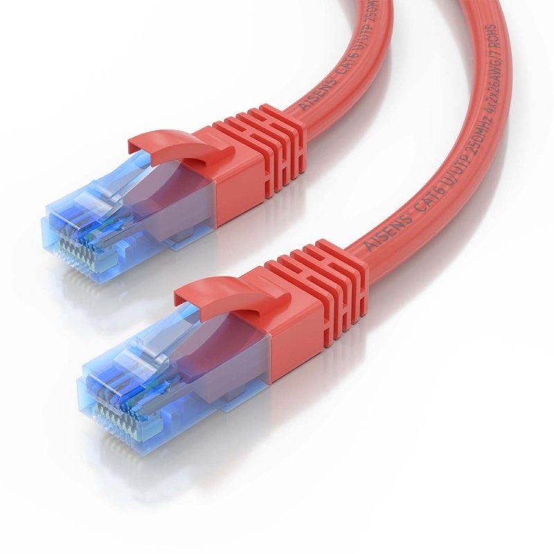 Cable de Red RJ45 AWG26 CCA UTP Aisens A135-0785 Cat.6/ 25cm/ Rojo - Imagen 3