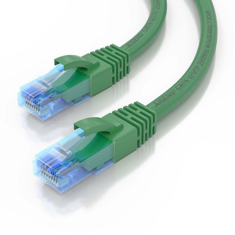 Cable de Red RJ45 AWG26 CCA UTP Aisens A135-0809 Cat.6/ 1m/ Verde - Imagen 3