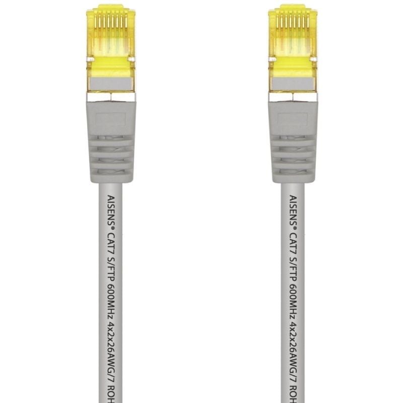 Cable de Red RJ45 S/FTP Aisens A146-0332 Cat.7/ 25cm/ Gris - Imagen 2