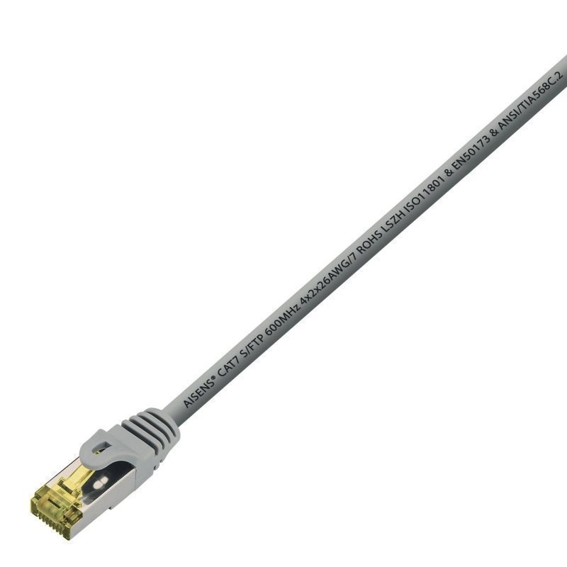 Cable de Red RJ45 S/FTP Aisens A146-0337 Cat.7/ 5m/ Gris - Imagen 2