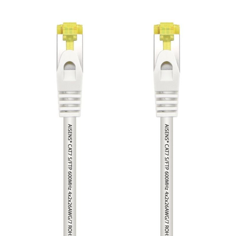 Cable de Red RJ45 SFTP Aisens A146-0490 Cat.7/ 1m/ Blanco 8436574705416 A146-0490 AIS-CAB A146-0490