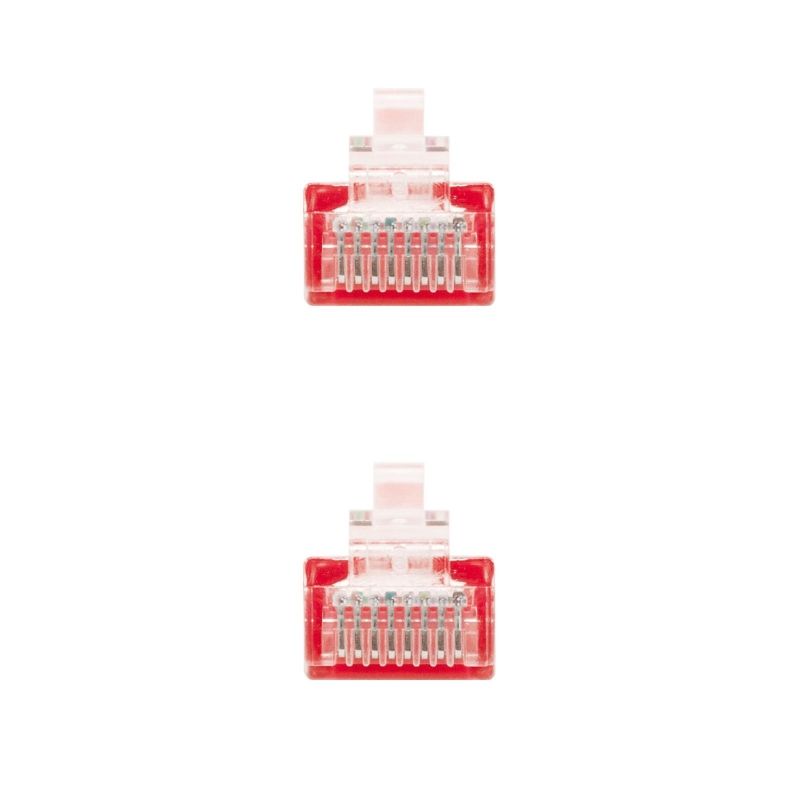 Cable de Red RJ45 UTP Nanocable 10.20.0400-R Cat.6/ 50cm/ Rojo - Imagen 3