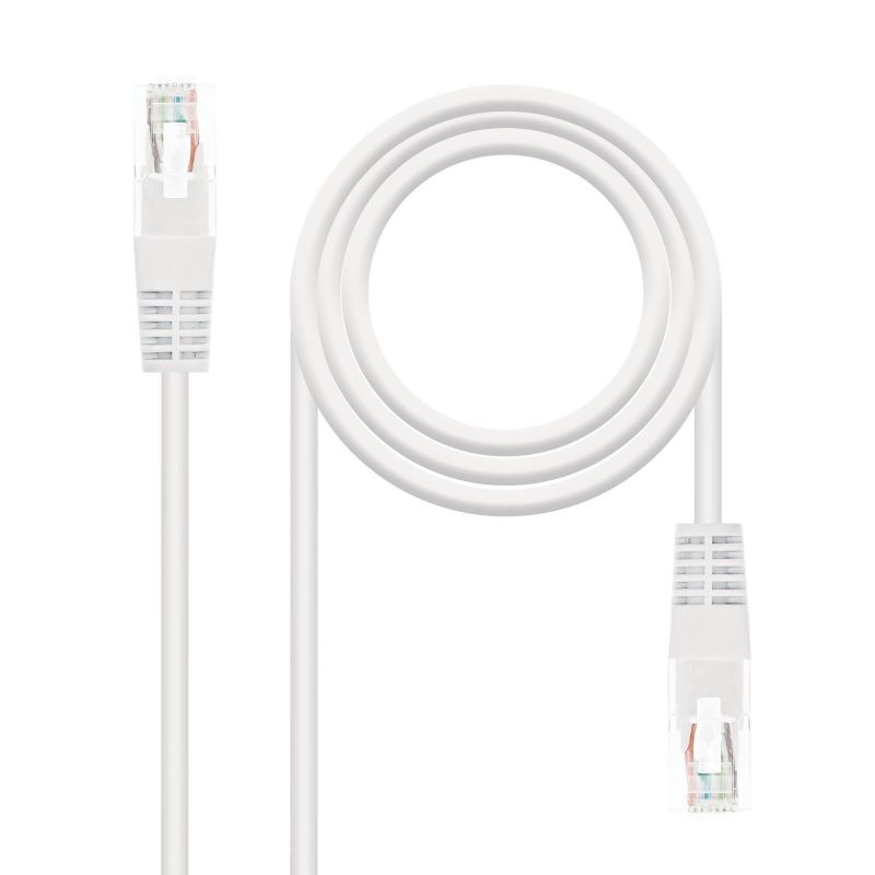 Cable de Red RJ45 UTP Nanocable 10.20.0402-W Cat.6/ 2m/ Blanco - Imagen 2