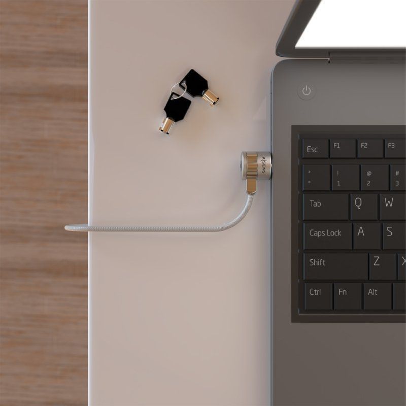 Cable de Seguridad para Portátiles Aisens ASLK-D40K02-SL/ 1.5m - Imagen 4