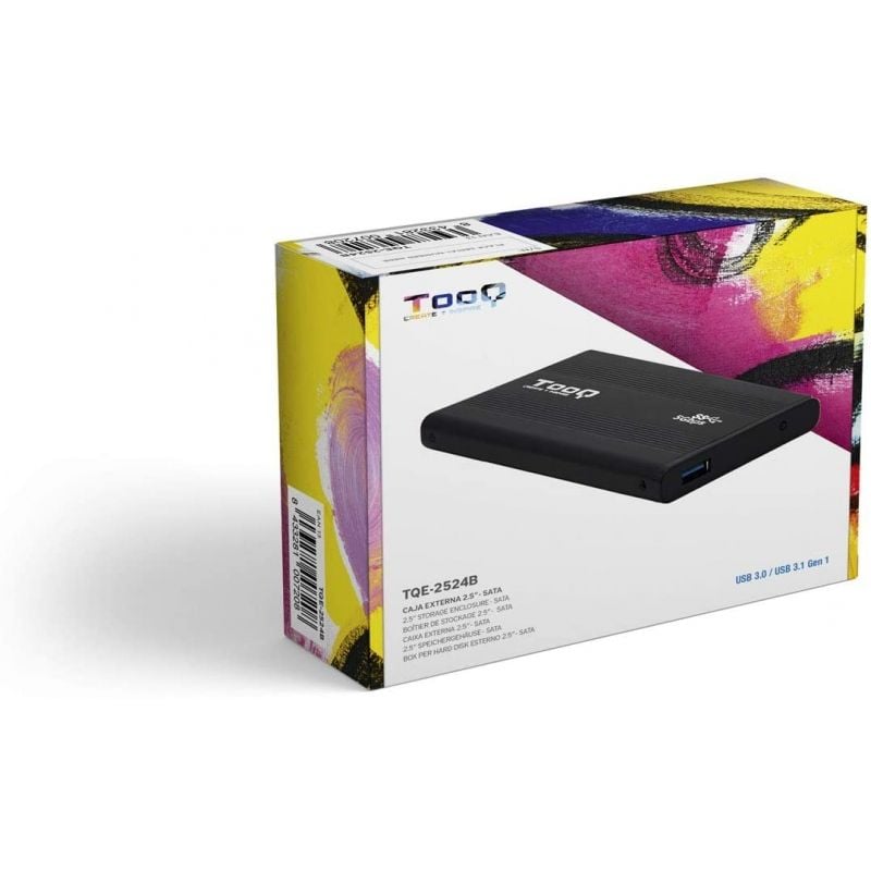 Caja Externa para Disco Duro de 2.5" TooQ TQE-2524B/ USB 3.1 - Imagen 5