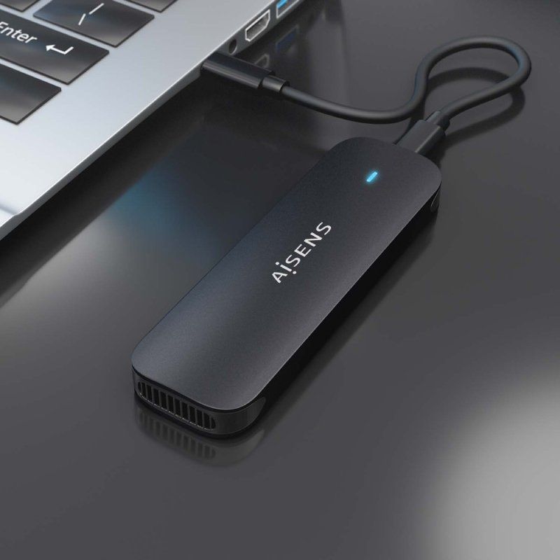 Caja Externa para Disco SSD M.2 NVMe Aisens ASM2-024B/ USB 3.2/ Sin tornillos - Imagen 5