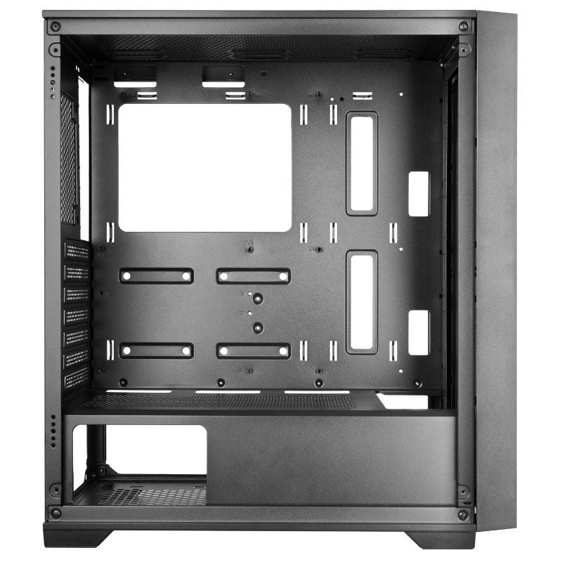 Caja Gaming Semitorre Mars Gaming MC-WOOD/ Cristal Cromado - Imagen 4