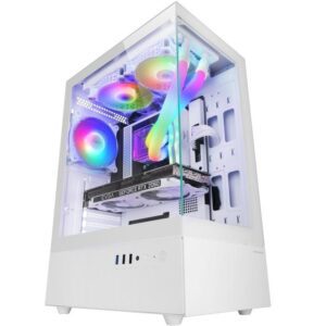 Caja Gaming Semitorre Mars Gaming MC-XO/ Blanca 8435693109495 MCXOW TAC-CAJA MC-XO WH