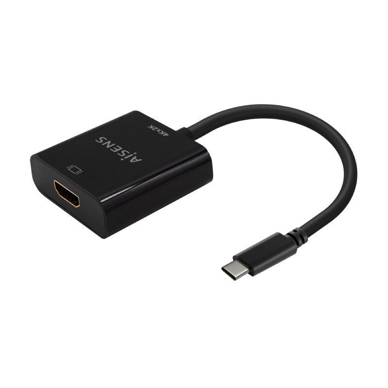 Conversor HDMI 4K 30Hz Aisens A109-0684/ HDMI Hembra - USB Tipo-C Macho/ 15cm/ Negro - Imagen 2